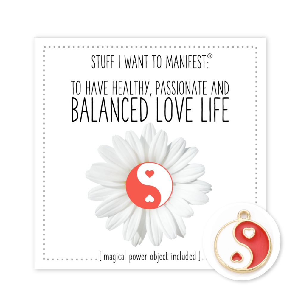 Warm Human - To Have A Healthy Balanced Love Life Grußkarte - Weiß